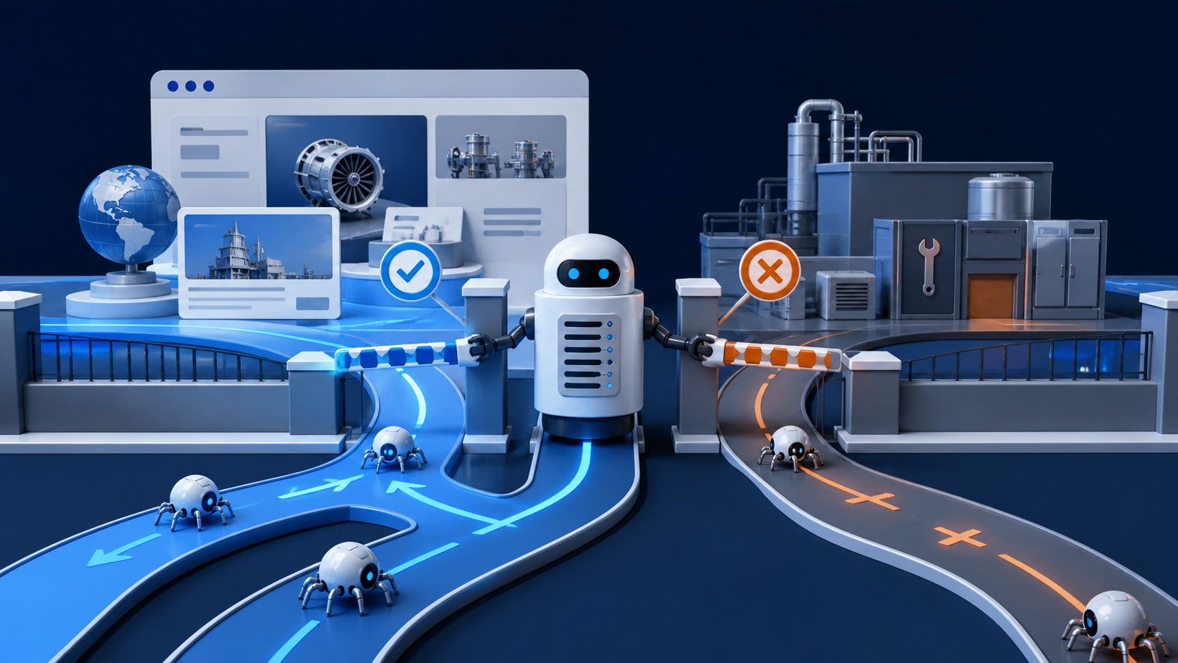 robots.txt 抓取规则将搜索引擎爬虫引导到公开内容并限制无关后台路径